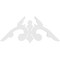 Ekena Millwork Pitch Milton Architectural Grade PVC Gable Pediment, 36"W x 18"H x 1"P (12/12) GPP036X018X100MIL - alternate 3